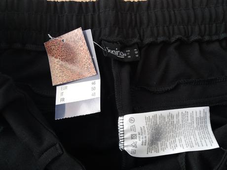 Dámske čierne nohavice janina, kik,46