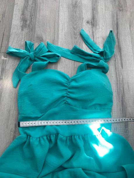 Tyrkysové letné šaty, s