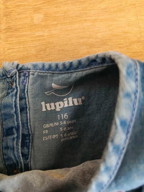 Riflové šaty, lupilu,116