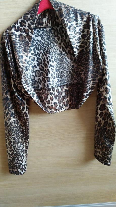 Zb leopardie bolerko    xs-m, xs