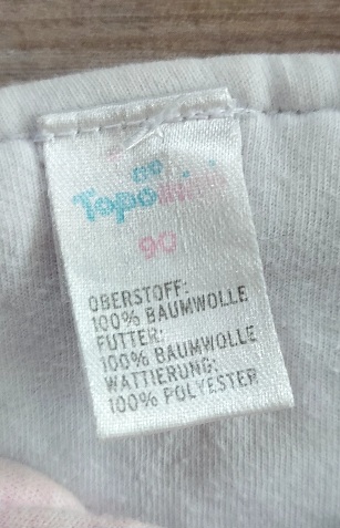 Ružovo sivý spací vak, topolino