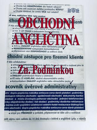 Obchodní angličtina  zn. podmínkou, 