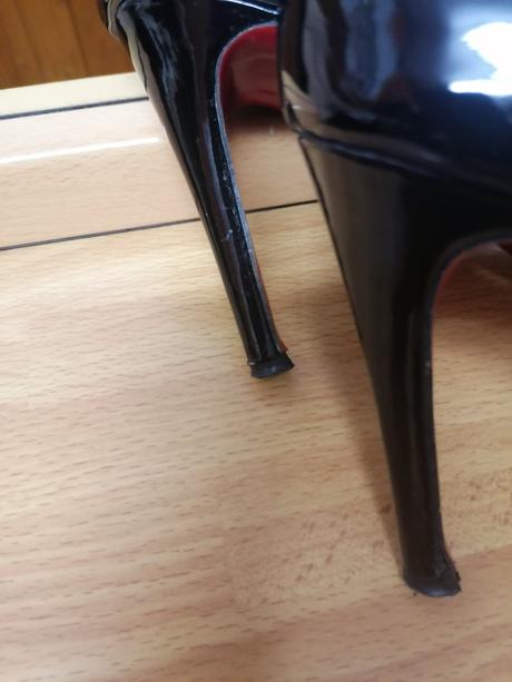 Čierne lakované lodičky, 37