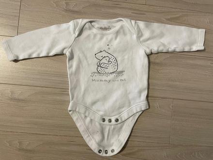 Biele body s medvedíkmi, f&f,62