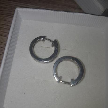 Strieborne nausnice,