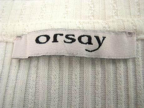 Bavlnené krémové tričko s krajkou, orsay,l