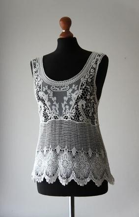 Čipkované tielko, s