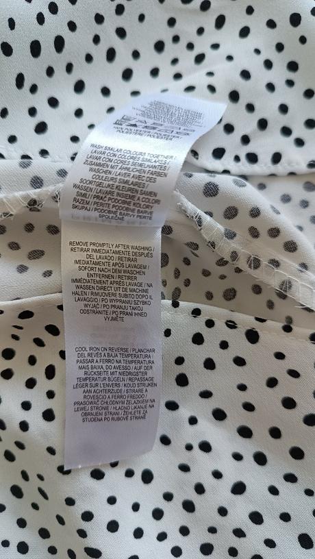 Bodkovaná blúzka, primark,38