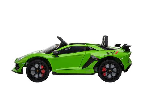 Elektrické autíčko lamborghini aventador zelené,