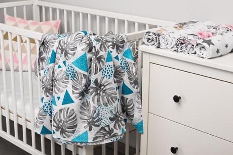 Sensillo mušelínová plienka lístie 120x120cm, 