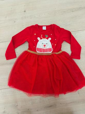 Vianočné šaty lindex 92, lindex,92