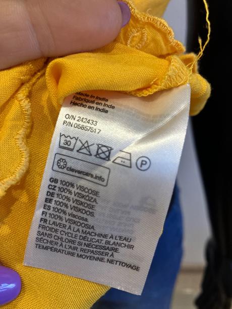 Dámsky oranžový top h&m (36), h&m,s