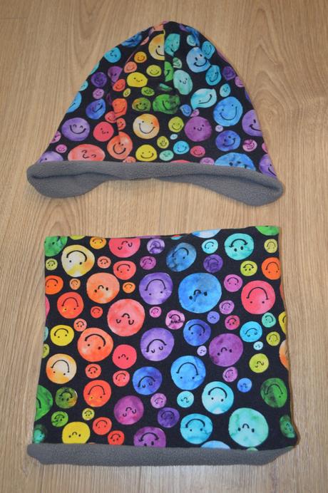 Súprava zateplená čiapka s nákrčníkom, 50