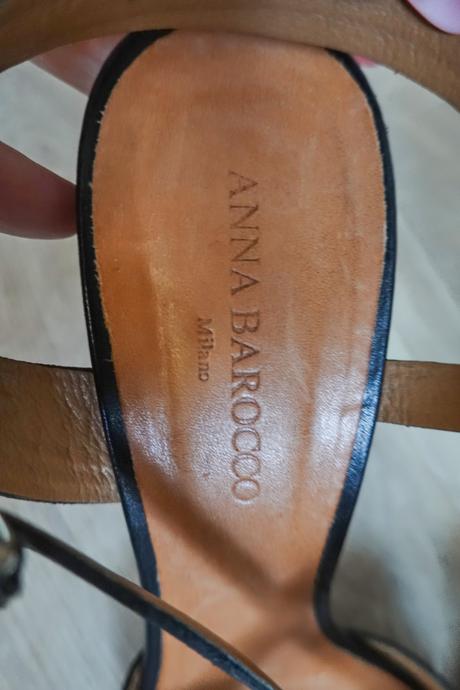 Kožené lodičky anna barocco, 39