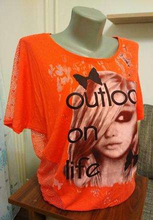 Tričko s netopierími rukávmi, m