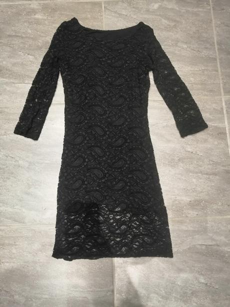 Šaty ham z elast čipky v152-158,v32-34, h&m,152