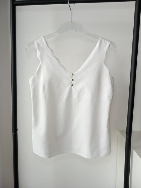 Ľanová blúzka naf naf 34/36 s/m, naf naf,s
