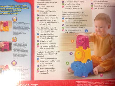 Kocky na prvé stavanie pre drobca od fisher price,