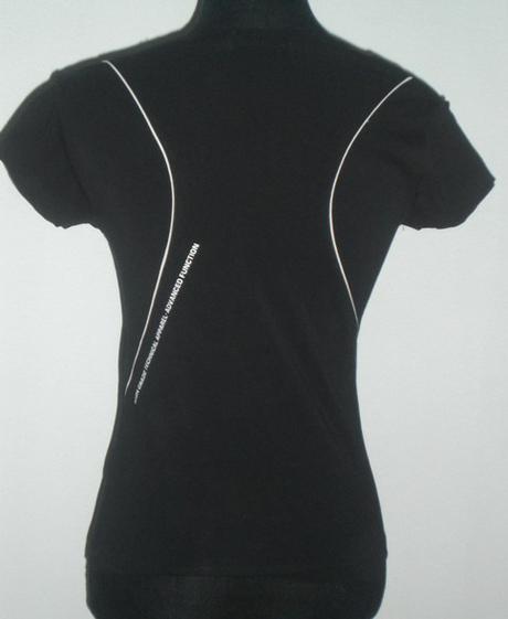 Čierné športové tričko, benter,s