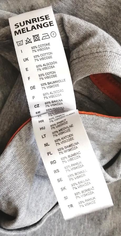 Sivé bavlnené tričko, veľ. m, m