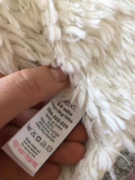 Teplý kabátik, next,68