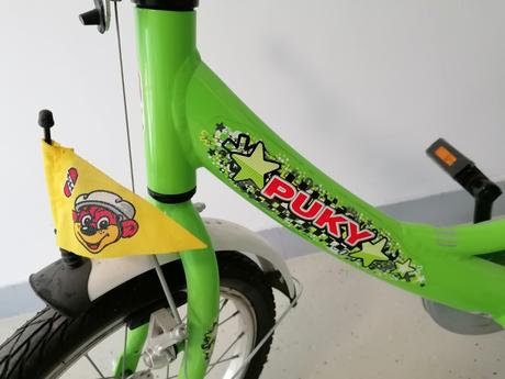 Puky detský bicykel zl 18 alu kiwi s vlajkou, puky,18