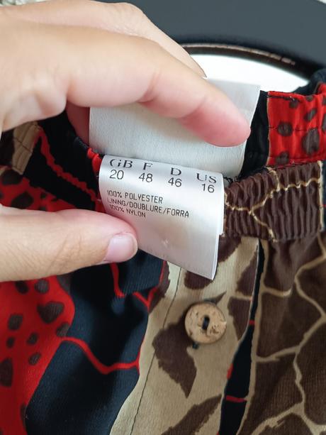 Midi sukňa jacques vert, 4xl