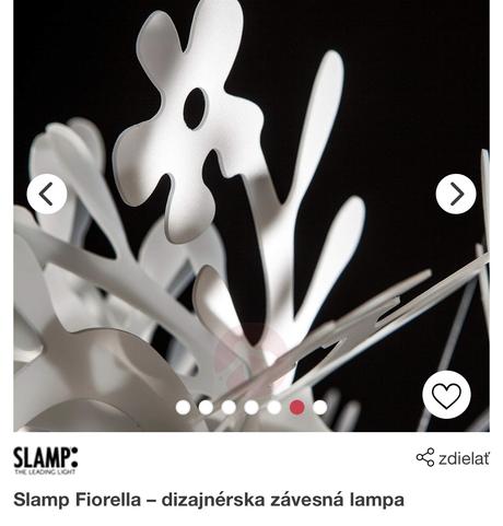 Dizajnová lampa slamp,