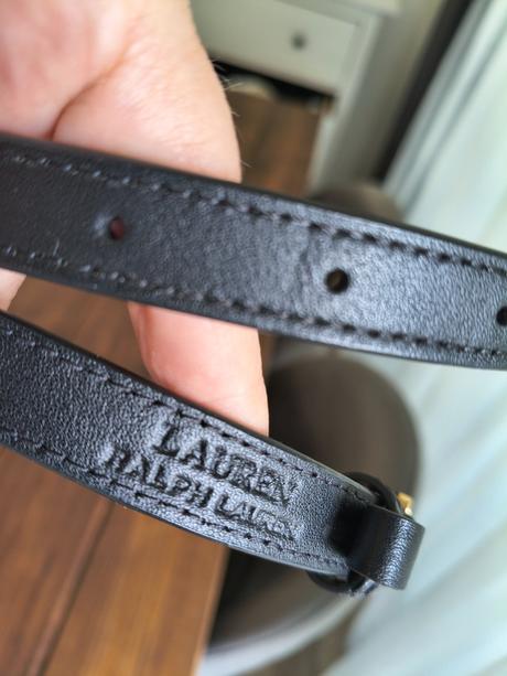 Ralph lauren kožený luxusný opasok s-m, ralph lauren