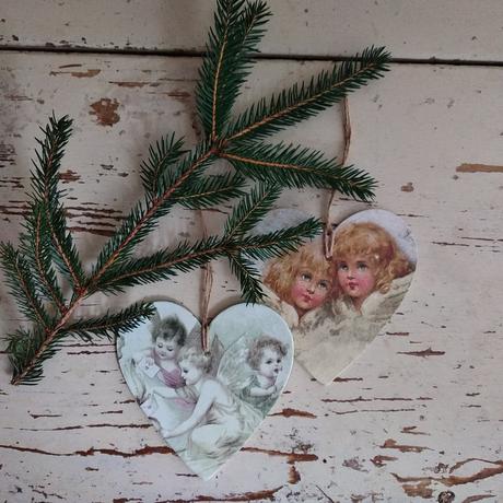 Vianočné ozdoby srdce ( 25 motívov),