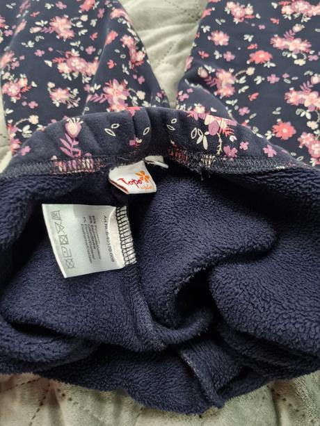 Hrubé zateplené legíny / nohavice, 128