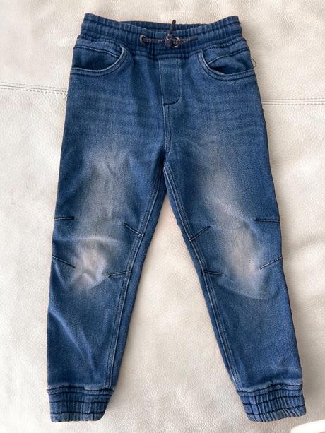 Lupilu elastické riflo- tepláky na gumu vel. 110-1, lupilu,116