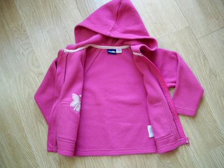 Flisová mikina s motýlikom zn.lupilu, 92