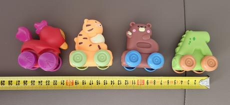 Vzdelávacie vinylové autíčka, 