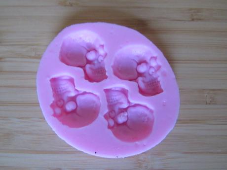 Silikónová forma lebky,