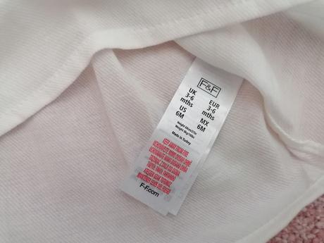 Nova bluzka/kosielka s vysivkou, f&f,68