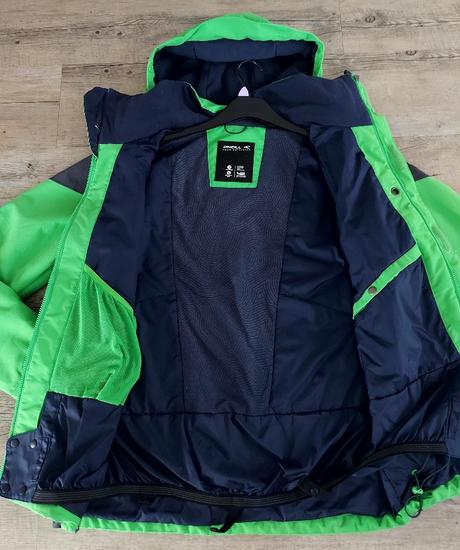 Zelená lyžiarska vetrovka, o'neill,m