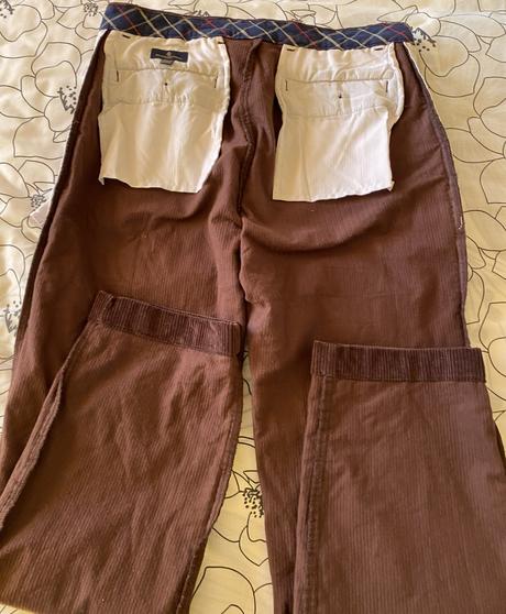 Pánske menčestrové  nohavice brooks brothers v. 32, 32