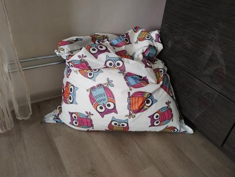Sedací vak so sovami,