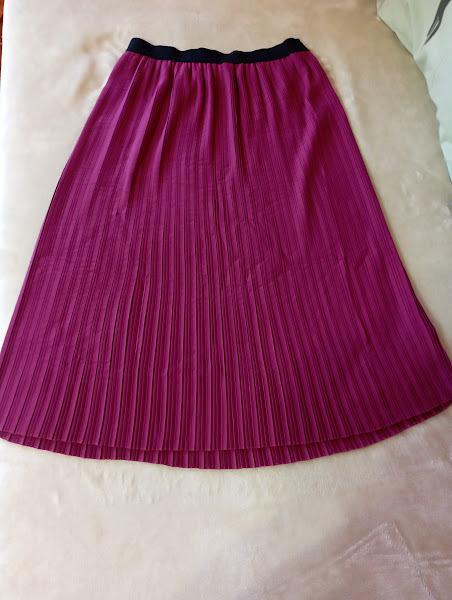 Fialová sukňa, esmara,38