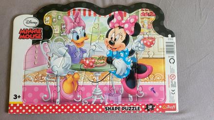 Detské puzzle s motívom miney mouse - od 3 rokov, 