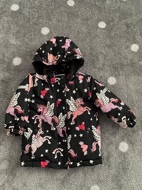 Lindex jednorožcová zimná bunda 92, lindex,92