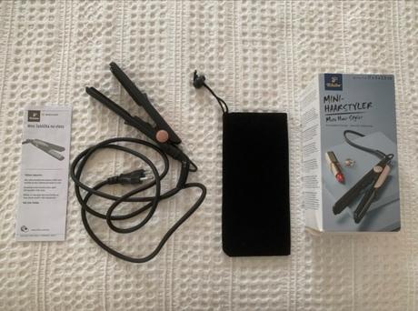 Mini žehlička na vlasy, 