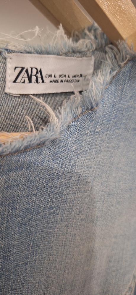 Riflové šaty zara m/l, zara,l