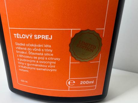 Lush - peaches - telovy sprej 200 ml, 