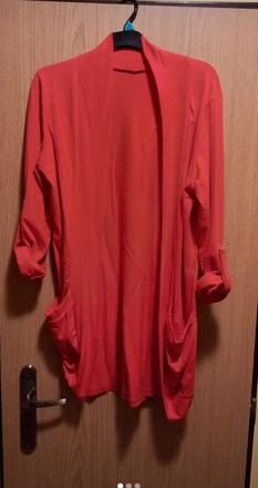 Nenosený pohodlný bavlnený kardigan/sako, 