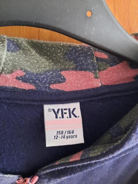 Mikina s kapucňou na zip, 158-164, takko,164