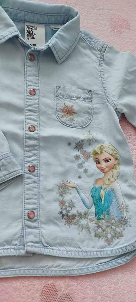 Košielka s frozen, h&m,92