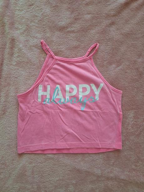 Ružové crop-top tielko, 122