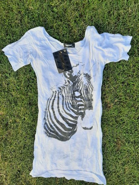 Zľava. biele tričko punkyfish velk. m/l., m